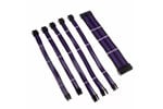 Kolink Core Adept Braided Cable Extension Kit in Jet Black and Titan Purple