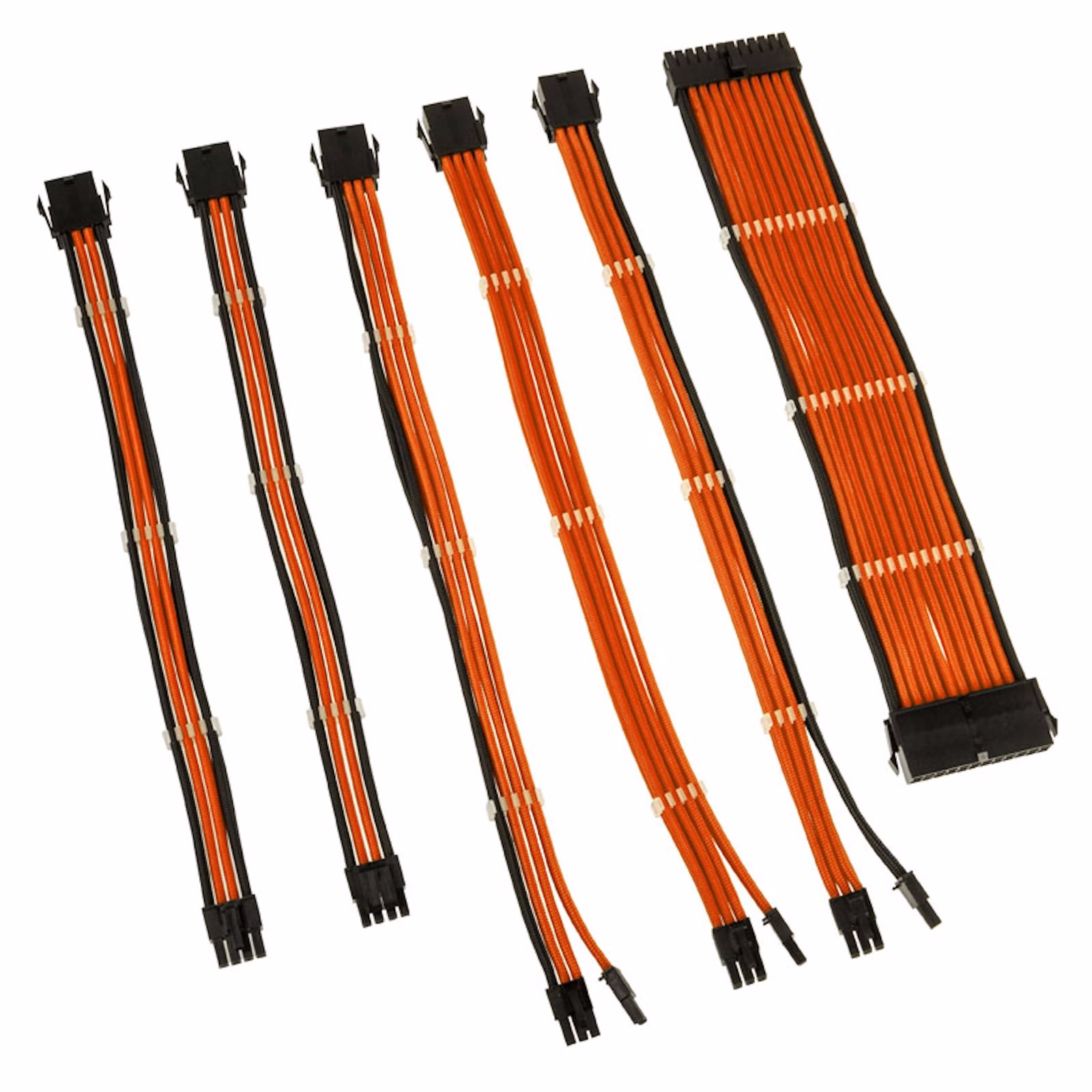 Photos - Other Components Kolink Core Adept Braided Cable Extension Kit in Flame Orange COREADEPT-EK 