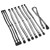 Kolink Core Pro Type 2 Braided Cable Extension Kit in Jet Black and Brilliant White