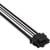 Corsair Premium Individually Sleeved PCIe Gen 5 12VHPWR 600W Type 5 Gen 5 Cable in White and Black