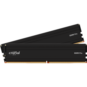 Crucial Pro 64GB DDR5 Desktop Memory Kit, 2 x 32GB, 5600MTs, PC5-44800, CL46, 1.1V