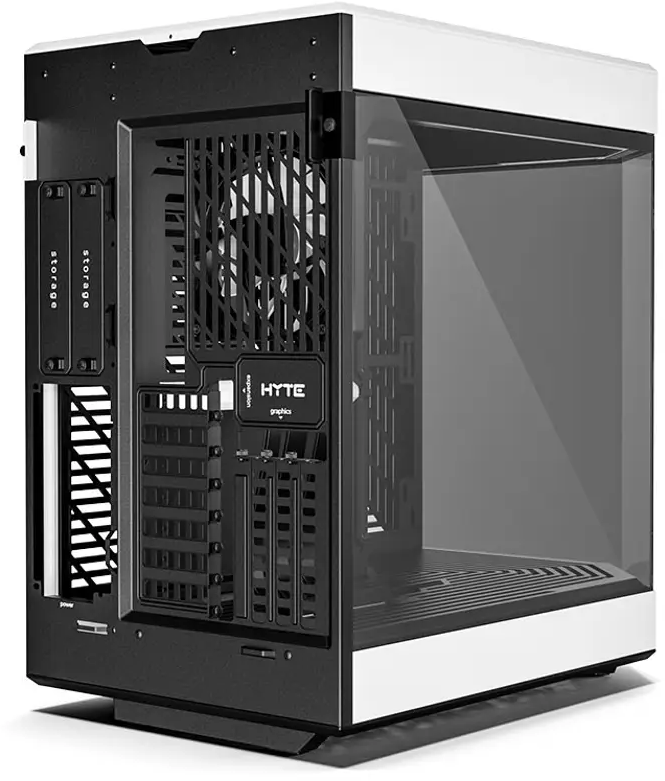 HYTE Y60 Mid Tower Case - Black/White - CS-HYTE-Y60-BW | CCL