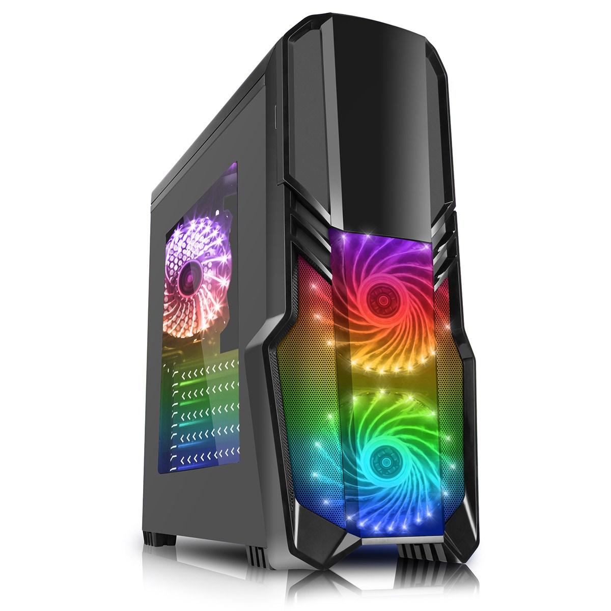 CiT G Force Gaming Case - Black - CIT-GFORCE-BLKRGB CCL 
