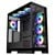 CIT Pro Diamond XR Mid-Tower Tempered Glass with 7x CF120 Dual-Ring Infinity Fans Gaming Case - Black