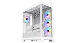 CiT Pro Diamond XR Mid Tower Gaming Case - White 