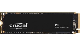 Crucial P3 M.2-2280 4TB PCI Express 3.0 x4 NVMe Solid State Drive
