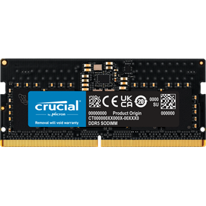 Crucial 8GB DDR5 Laptop Memory SO-DIMM, 1 x 8GB, 5600MTs, PC5-44800, CL46, 1.1V
