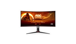 AOC CU34G2XP/BK 34" UltraWide Curved Gaming Monitor - VA, 430 nits, 180Hz, 1ms