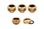 Corsair Hydro X Series XF Hardline 14mm OD Fittings, Four Pack in Gold
