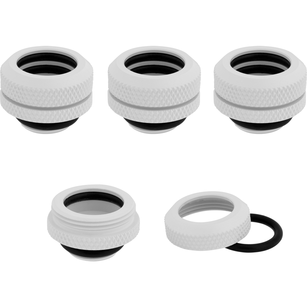 Photos - Computer Cooling Corsair Hydro X Series XF Hardline 14mm OD Fittings, Four Pack in CX-9052013-WW 