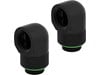 Corsair Hydro X Series 90 Degree Rotary Adapter Twin Pack in Black