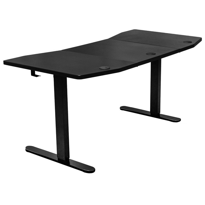 Nitro Concepts D16m Height Adjustable Gaming Desk In Carbon Black D16m Carbon Black Ccl Computers