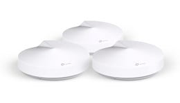 TP-Link Deco M5 Whole Home Mesh Wi-Fi AC1300 System Bluetooth 4.2 LAN/WAN/USB (White) Pack of 3