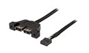 ASRock USB 2.0 Header to 2 x USB 2.0 Cable for DeskMini Series Chassis