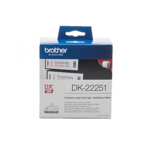 Continuous Paper Labelling Tape 62mm x 15.24m Brother DK-22251 