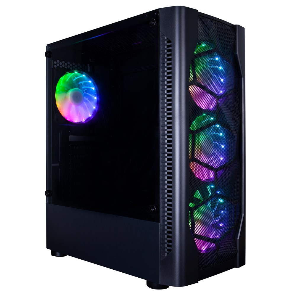 Photos - Computer Case 1stPlayer 1st Player DK D4 Mid Tower Gaming Case - Black D4 Black 