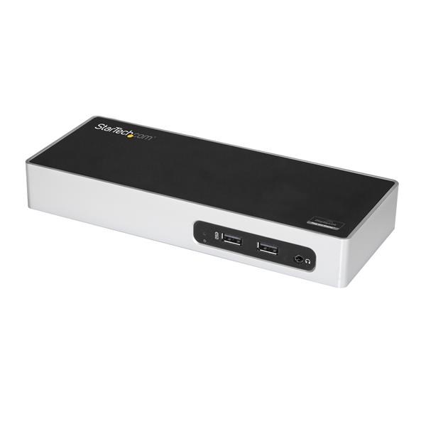 Photos - Laptop Cooler Startech.com USB 3.0 Dual-Monitor Docking Station - HDMI and DVI / VGA DK30ADD 