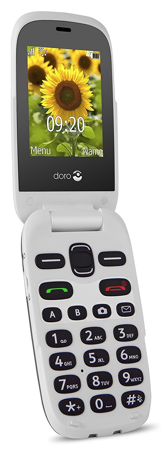 Doro Easy 6030 (2.4 inch) Mobile Phone (Graphite, White) 6860 CCL