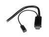 StarTech.com (2m) HDMI Displayport or Mini Dp to Hdmi Adaptor Cable (Black)