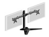 iiyama Comfortable Dual Desktop Stand (Black) for Dual Monitors