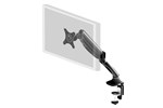 Sleek and Stylish Single Gas Spring Arm (Black) for Single Monitor