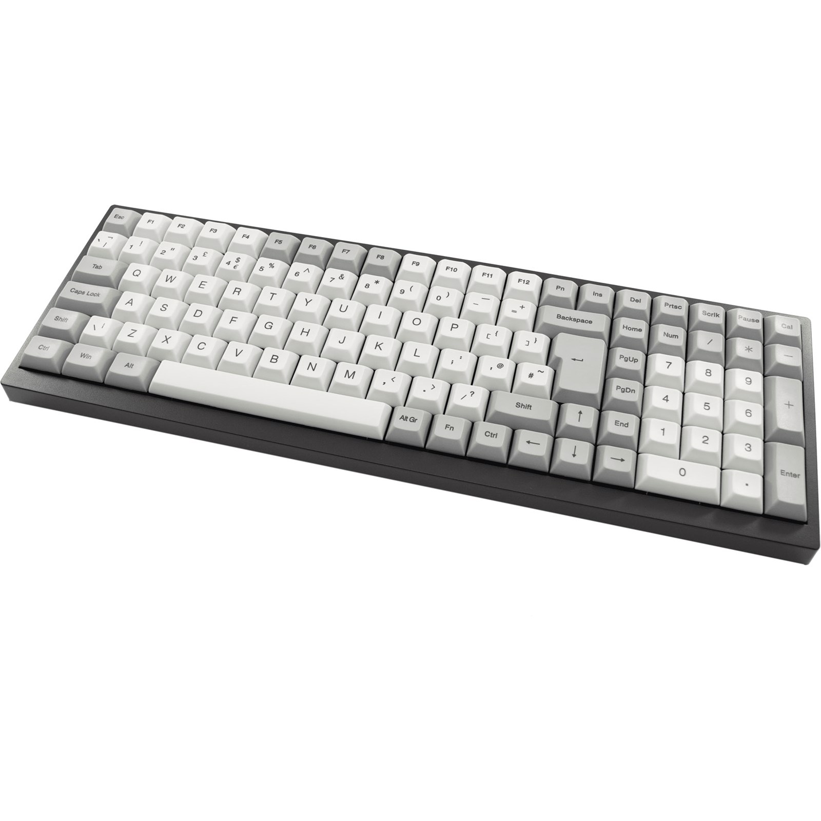 Vortex Tab 90 Bluetooth Mechanical Keyboard in Black, Grey with Cherry