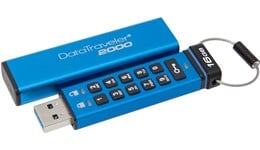 Kingston DataTraveler 2000  16GB USB 3.0 Flash Stick Pen Memory Drive - Blue 