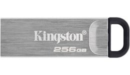 Kingston DataTraveler Kyson 256GB USB 3.0 Flash Stick Pen Memory Drive - Silver 