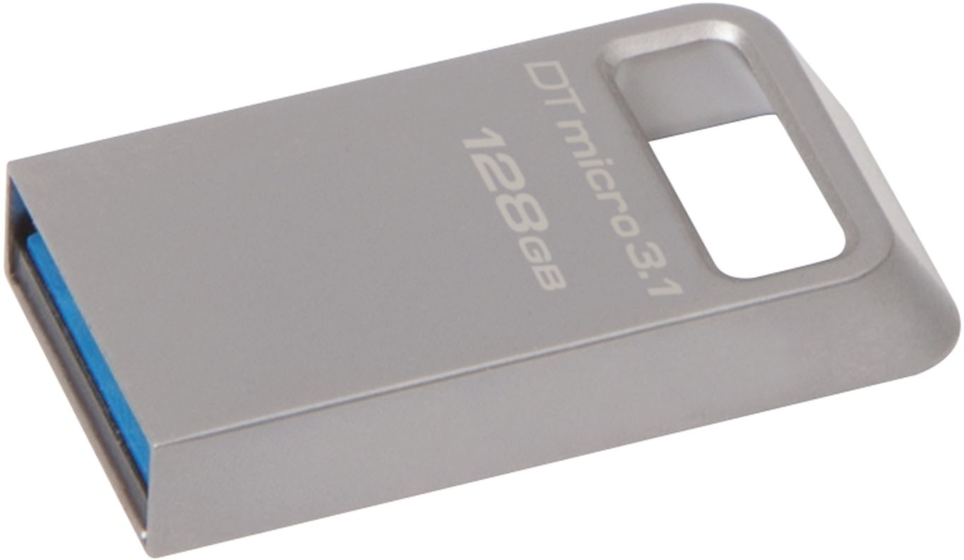Kingston DataTravler Micro 3.1 128GB USB 3.0 Flash Stick Pen Memory Drive