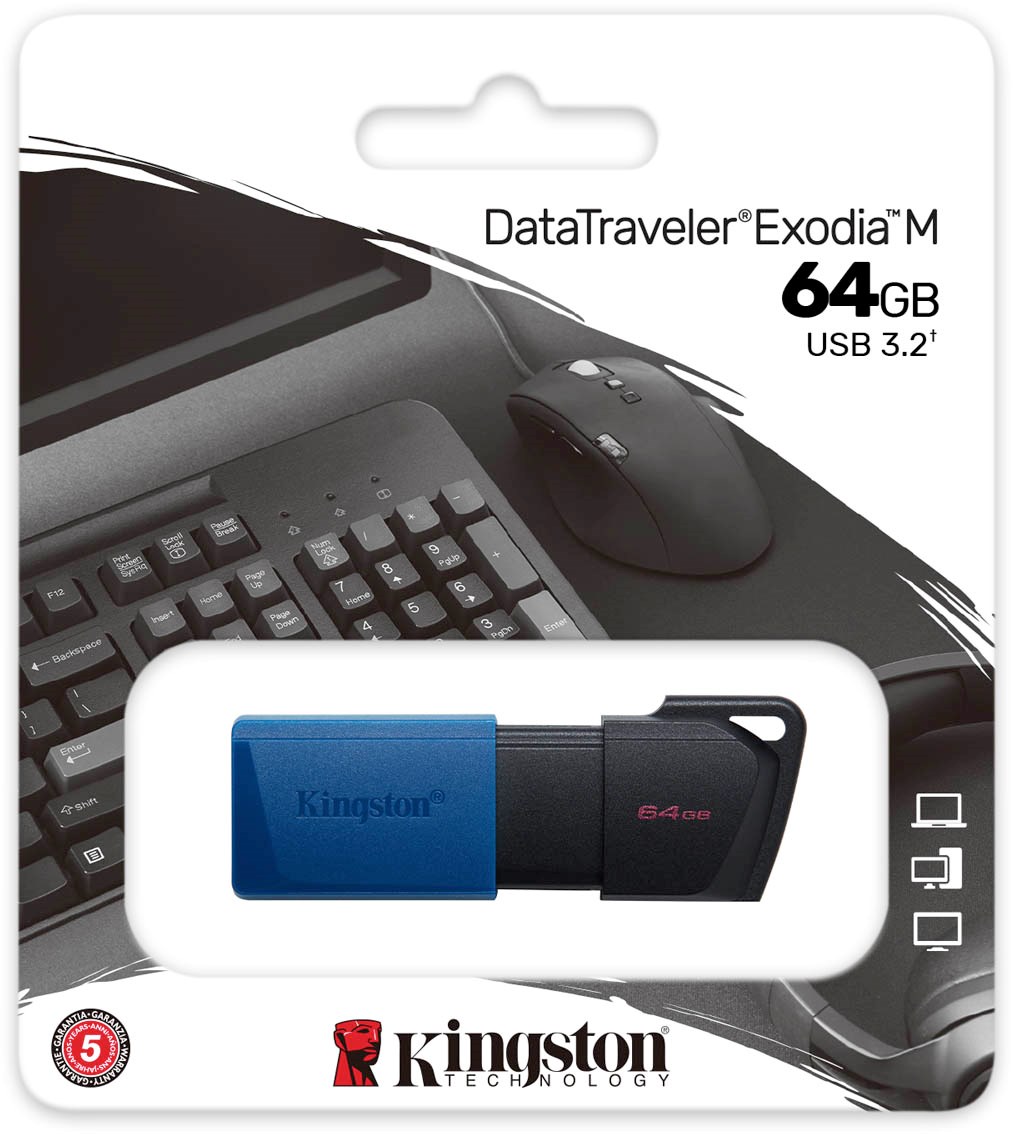 64GB Kingston DataTraveller Exodia M Flash Drive - DTXM/64GB | CCL