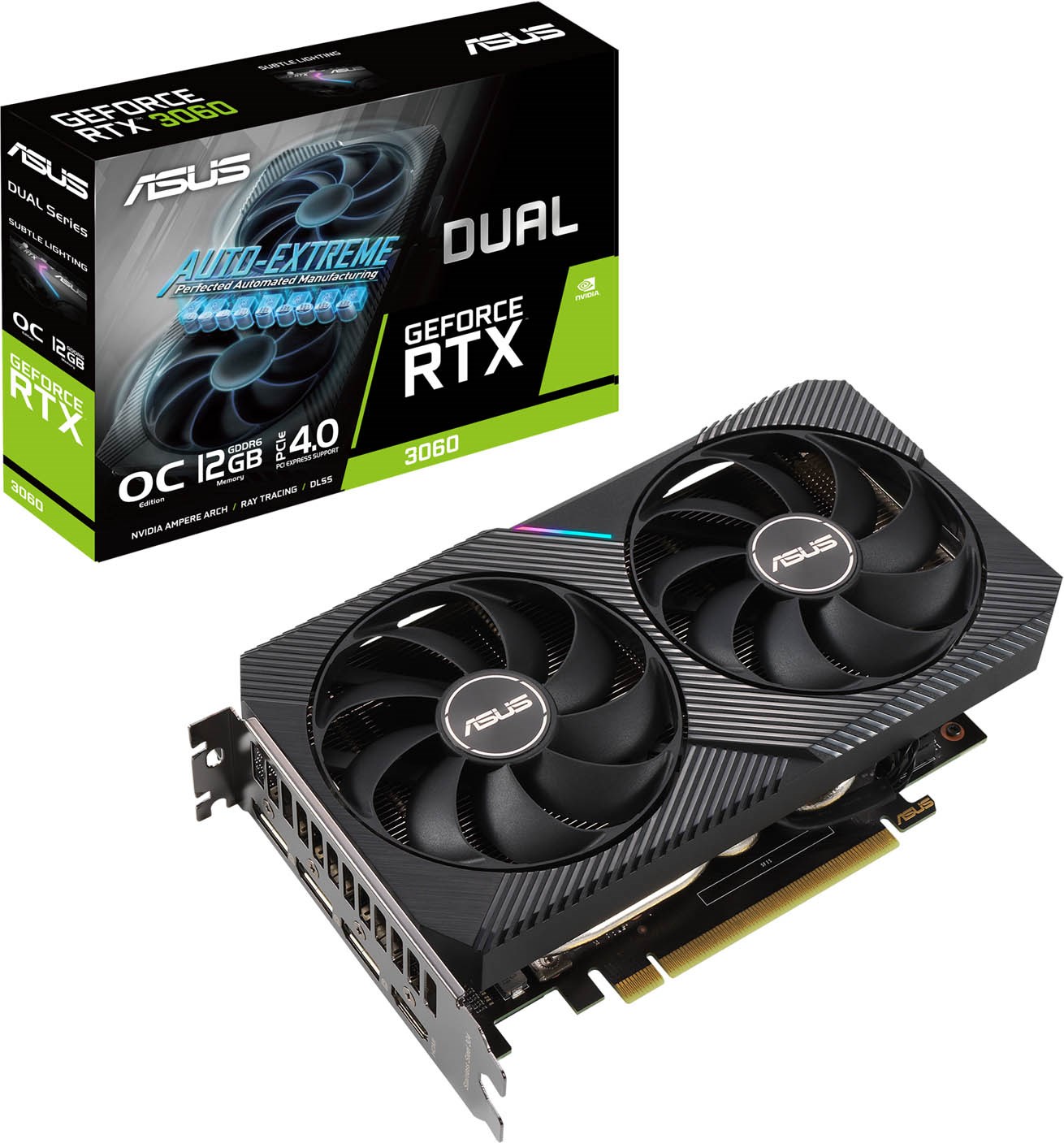 【GeForce】 RTX3060 12GB GDDR6 MSI Gaming GeForce RTX 3060 12GB 15 Gbps GDRR6 192-Bit HDMI&frasl;DP PCIe 4 Torx  Twin Fan Ampere OC Graphics Card (RTX 3060 Ventus 2X 12G OC) :