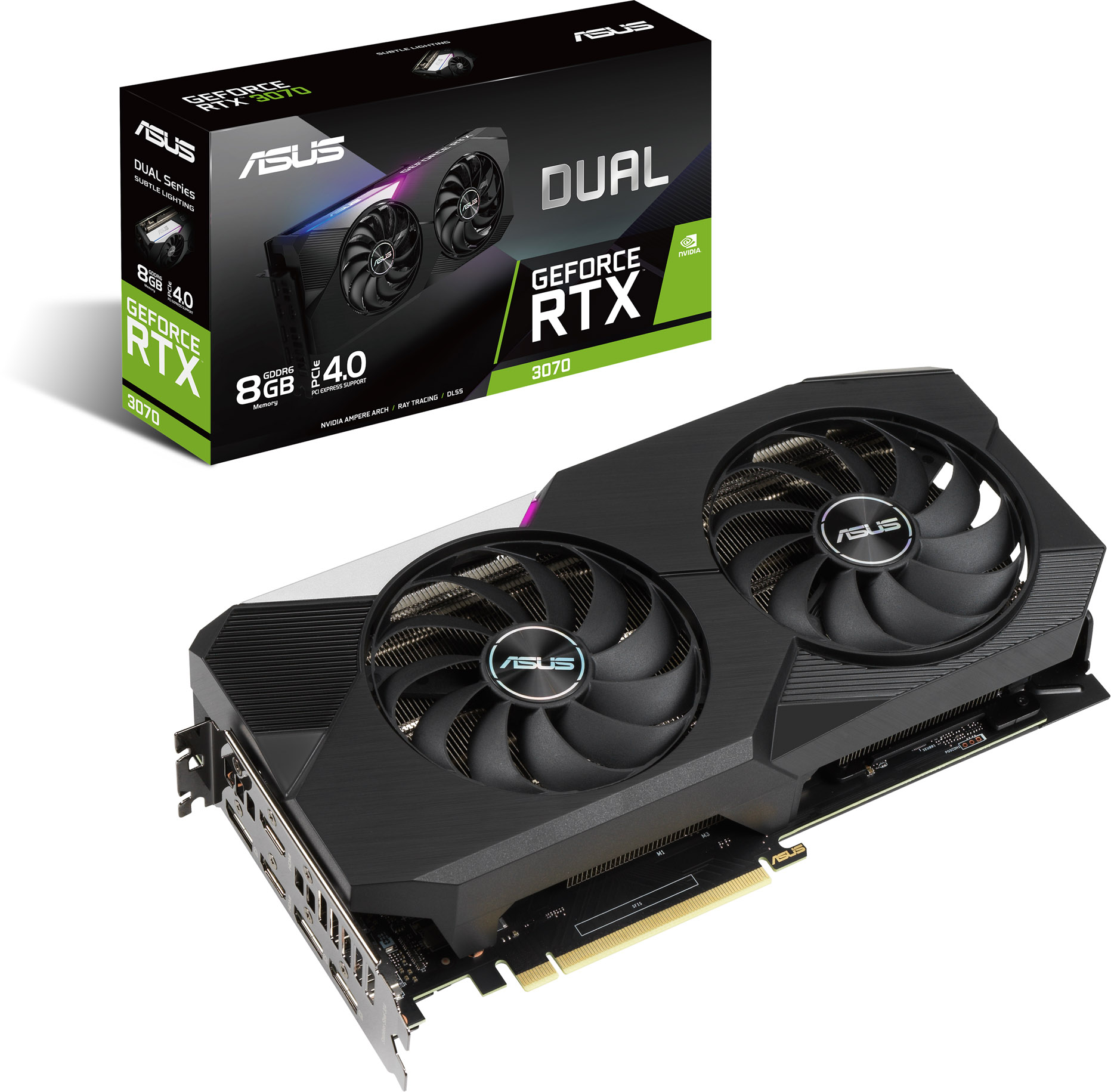 ASUS GeForce RTX 3070 Dual 8GB GPU - 90YV0FQ1-M0NA00 | CCL Computers