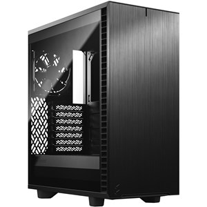 Fractal Design Define 7 Compact Mid Tower ATX Case in Black with Light Tint Tempered Glass