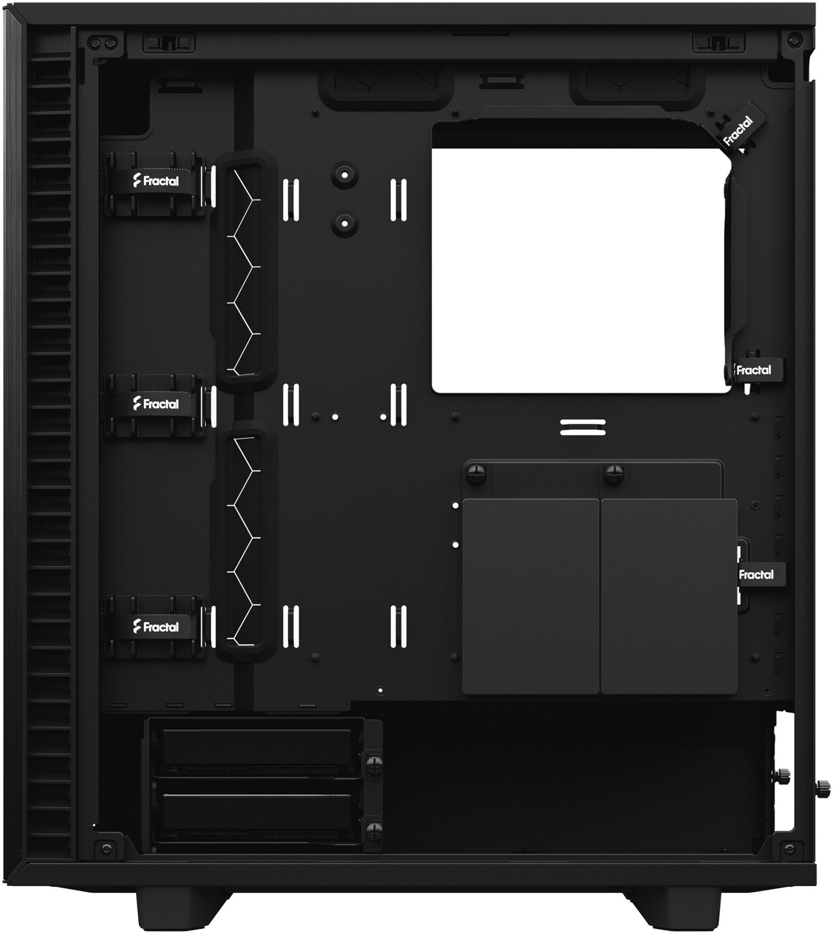 Fractal Define 7 Compact Mid Tower Gaming Case - Black - FD