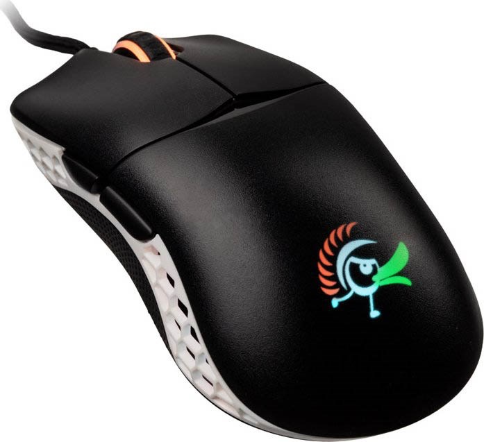Ducky Feather Black White Gaming Mouse With Omron Switches Dmfe20o Oazpa7v Ccl Computers