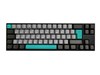 Ducky MIYA Pro Moonlight 65% USB Mechanical Keyboard in Black with White LED Backlit Keys, Cherry MX Silent Red Switches
