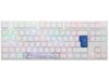 Ducky One2 RGB TKL USB Mechanical Tenkeyless Keyboard in White with Cherry MX Silent Red Switches