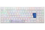 Ducky One2 RGB TKL USB Mechanical Tenkeyless Keyboard in White with Cherry MX Blue Switches