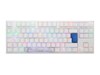 Ducky One2 TKL Pure White RGB Backlit Speed Silver MX Switch Keyboard