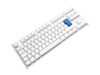 Ducky One2 TKL Pure White RGB Backlit Silent Red MX Switch Keyboard