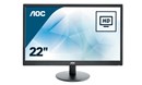 AOC E2270SWHN 21.5 inch Monitor - Full HD 1080p, 5ms Response, HDMI
