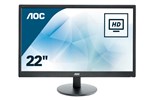 AOC E2270SWHN 21.5 inch Monitor - Full HD 1080p, 5ms Response, HDMI