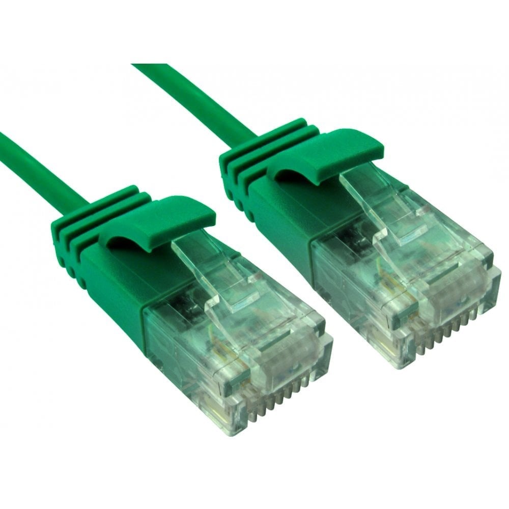 Photos - Ethernet Cable Cables Direct 3m CAT6 Patch Cable  ERSLIM-103G (Green)