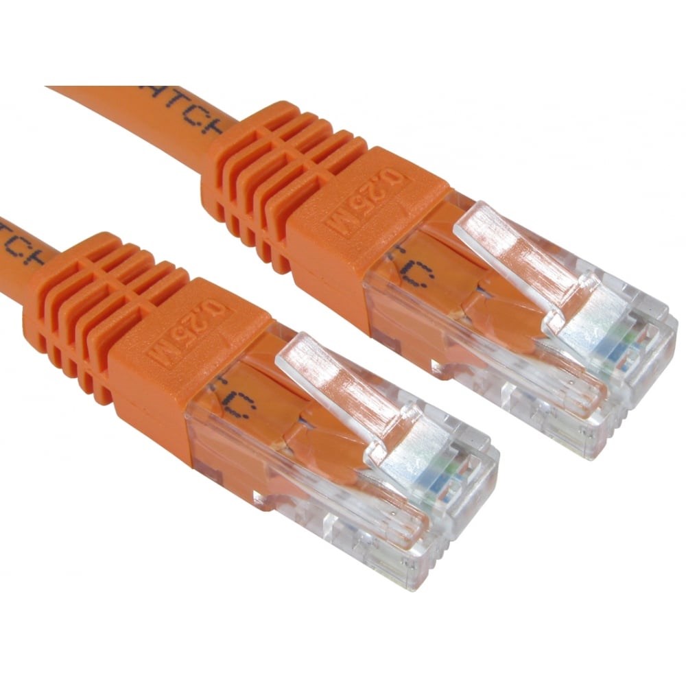 Photos - Ethernet Cable Cables Direct 2m CAT6 Patch Cable  ERT-602/O (Orange)