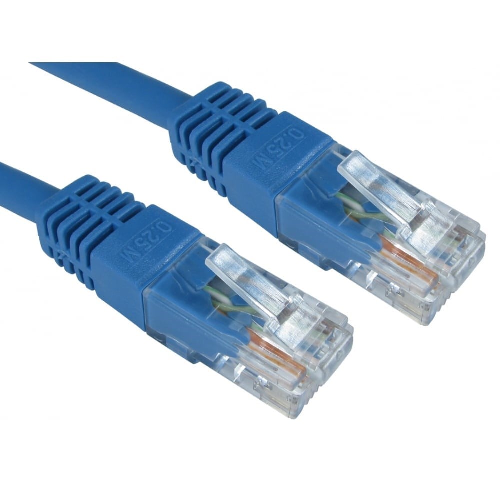 Photos - Ethernet Cable Cables Direct 0.5m CAT6 Patch Cable  ERT-600B (Blue)