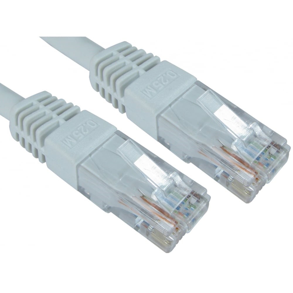 Photos - Ethernet Cable Cables Direct 0.5m CAT6 Patch Cable  ERT-600W (White)