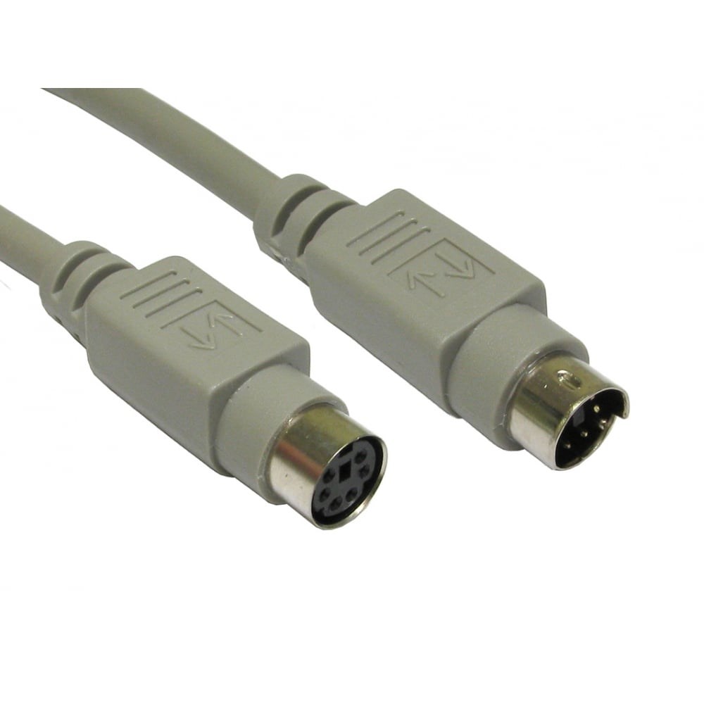 Cables Direct 2m Coiled PS2 Extension Cable EX032 CCL