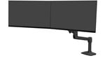 Ergotron Two-Monitor Mount 45-489-224 LX Desk Dual Direct Arm - Matte Black