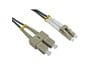 Cables Direct 0.5m OM1 Fibre Optic Cable, LC - SC (Multi-Mode)