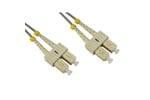Cables Direct 10m OM1 Fibre Optic Cable, SC - SC (Multi-Mode)
